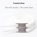 Original AF1 Shoelaces Combination White Flats Laces and Shoe Decoration Suit Sneaker Shoelace Air Force One Shoes Accessories
