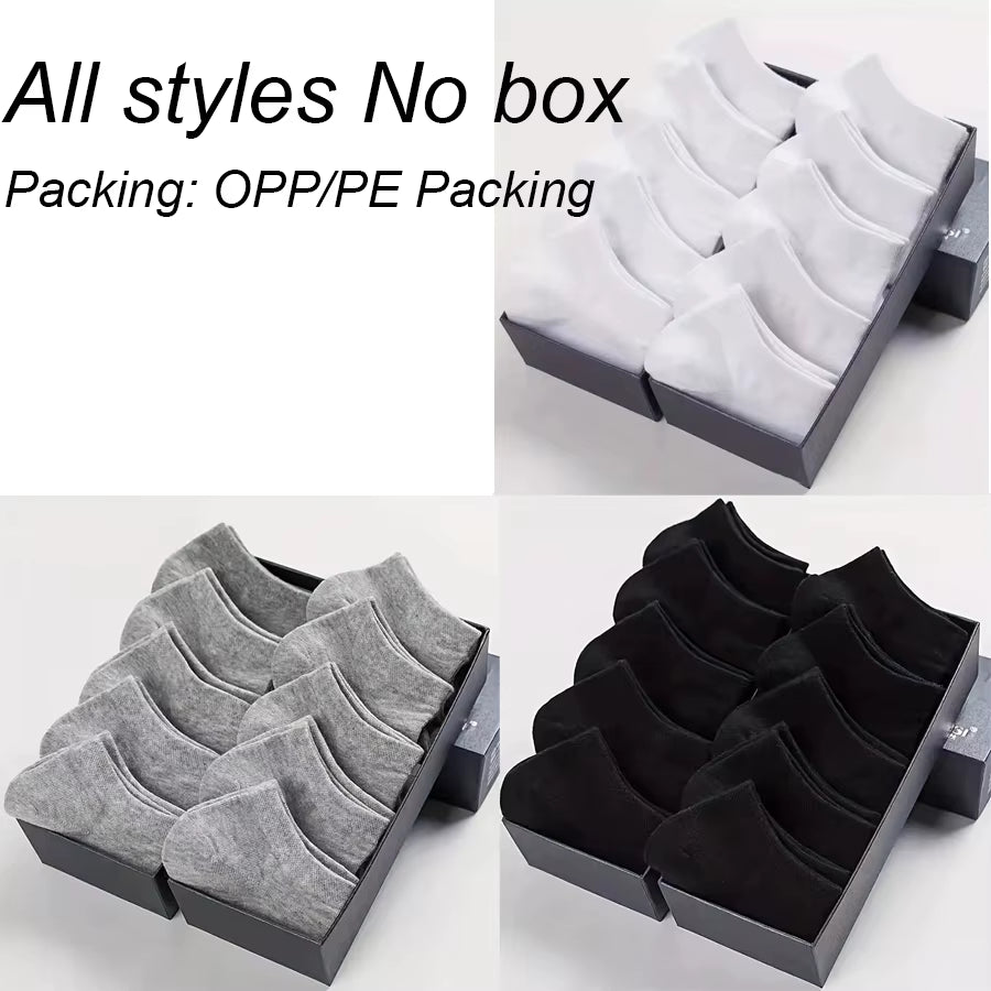 Elevate Your Comfort: 10/12/20/40 Pairs of Men's Stylish Boat Socks - Perfect for Business and Sport with Sweat Absorption