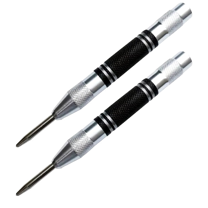 Auto Center Puncher Hole Marker Wood Metal Steel Spring Load Kerner Drill Locator Heavy Duty Punch Carpentry Automatic Hand Tool