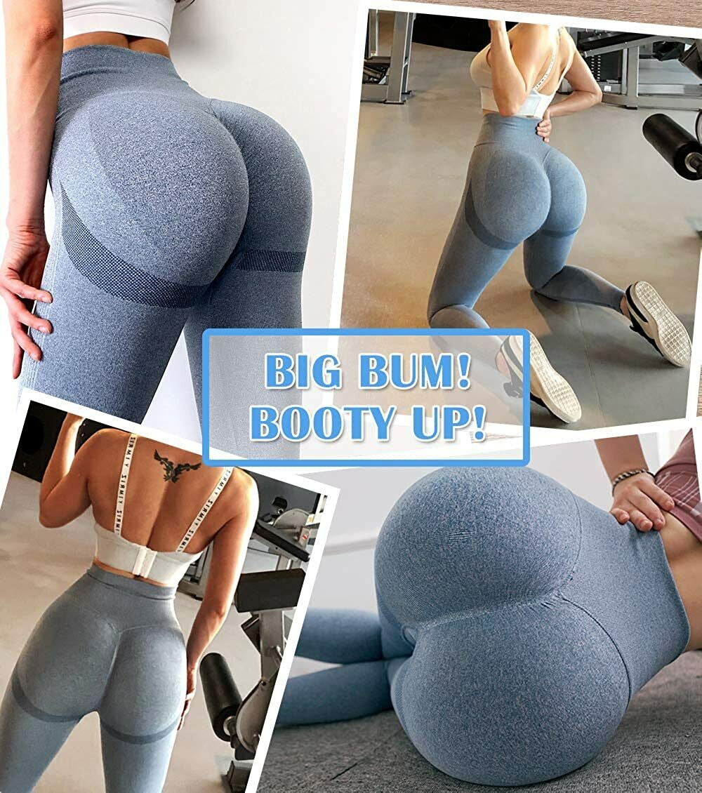 Women Comfort Long Sleeve Crop Top Yoga Suit Gym Leggings Pants Gym Workout Set